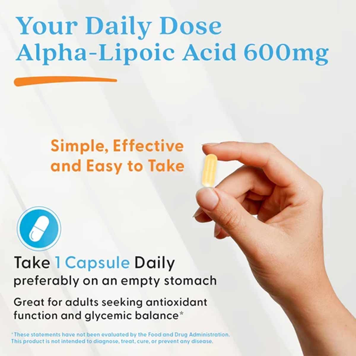 Alpha Lipoic Acid 600 Mg, by Doctors Best