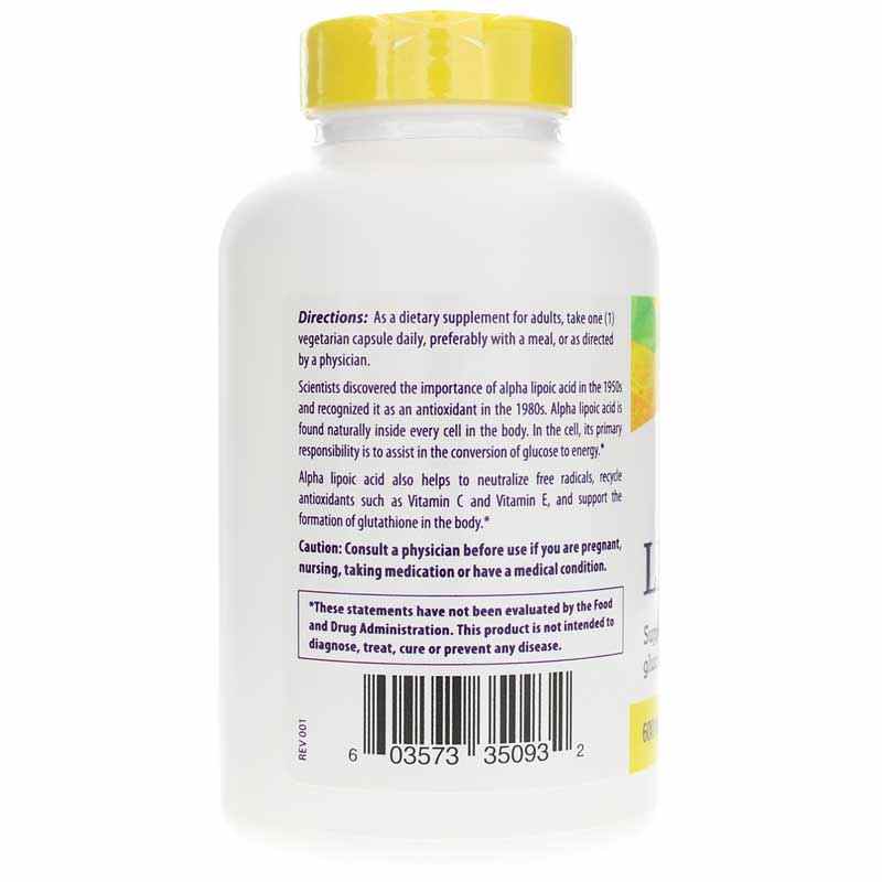 Alpha Lipoic Acid 600 Mg, 150 Capsules, by Healthy Origins, image #3