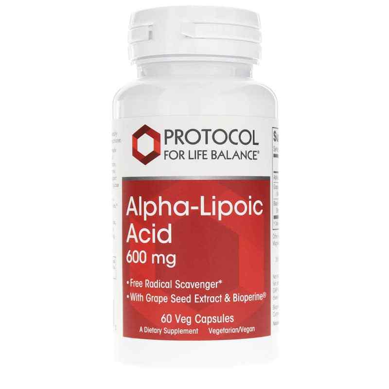 Alpha Lipoic Acid 600 Mg, by Protocol For Life Balance