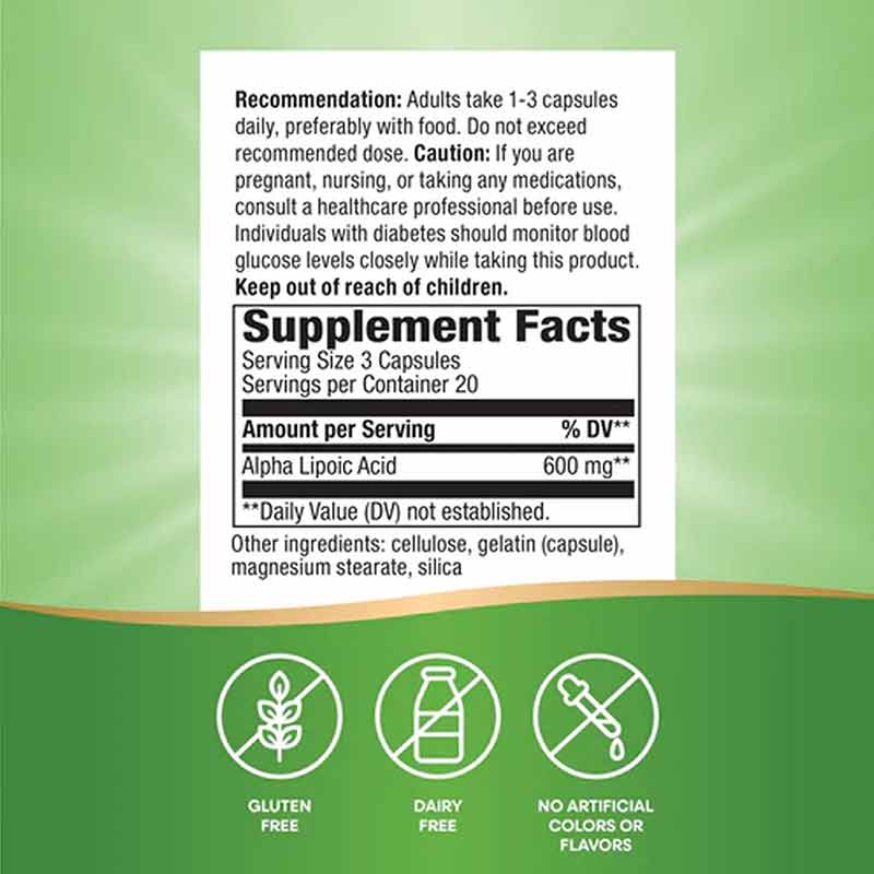 Alpha Lipoic Acid, by Natures Way, image #3