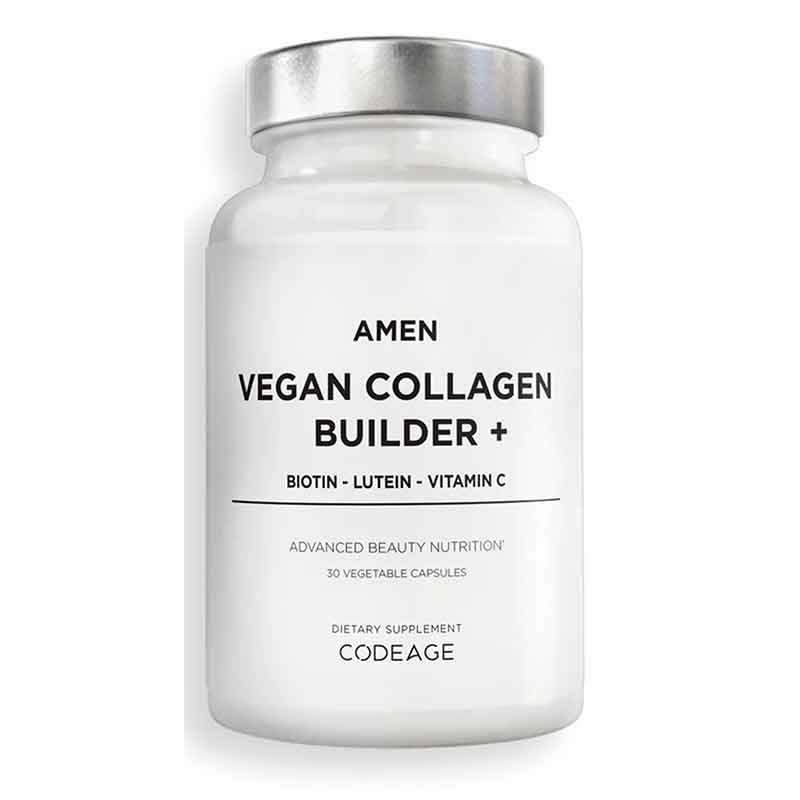 Amen Vegan Collagen Builder +, 30 Veg Capsules, by Codeage