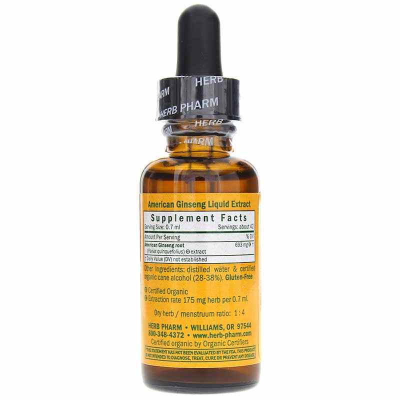 American Ginseng Extract, 1 Oz, by Herb Pharm, image #2