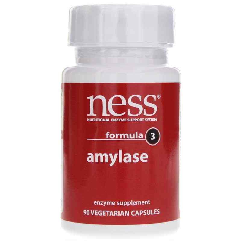 Amylase Formula 3, 90 Veg Capsules, by Ness Enzymes