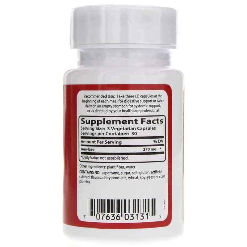 Amylase Formula 3, 90 Veg Capsules, by Ness Enzymes, image #2
