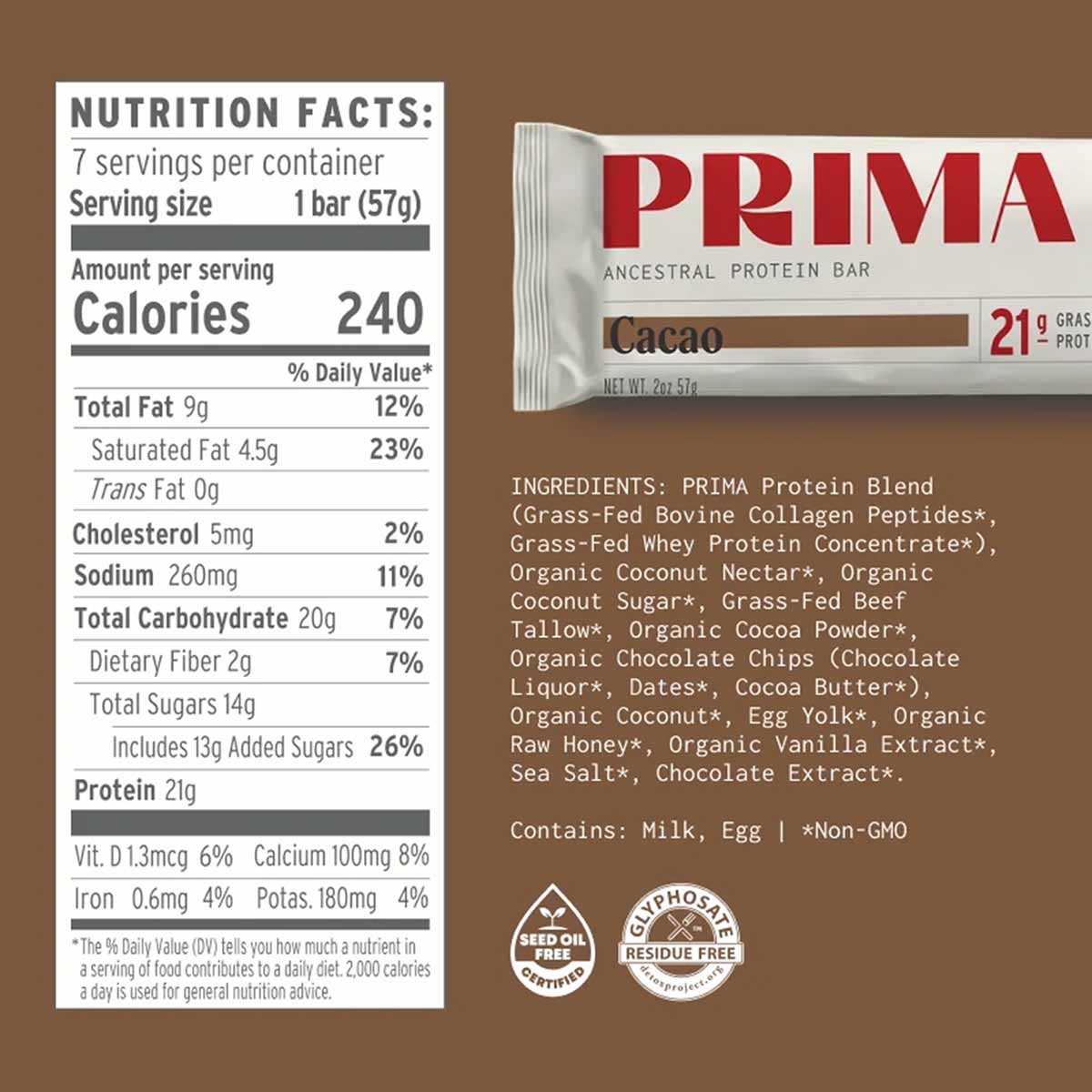 Ancestral Protein Bar, by PRIMA