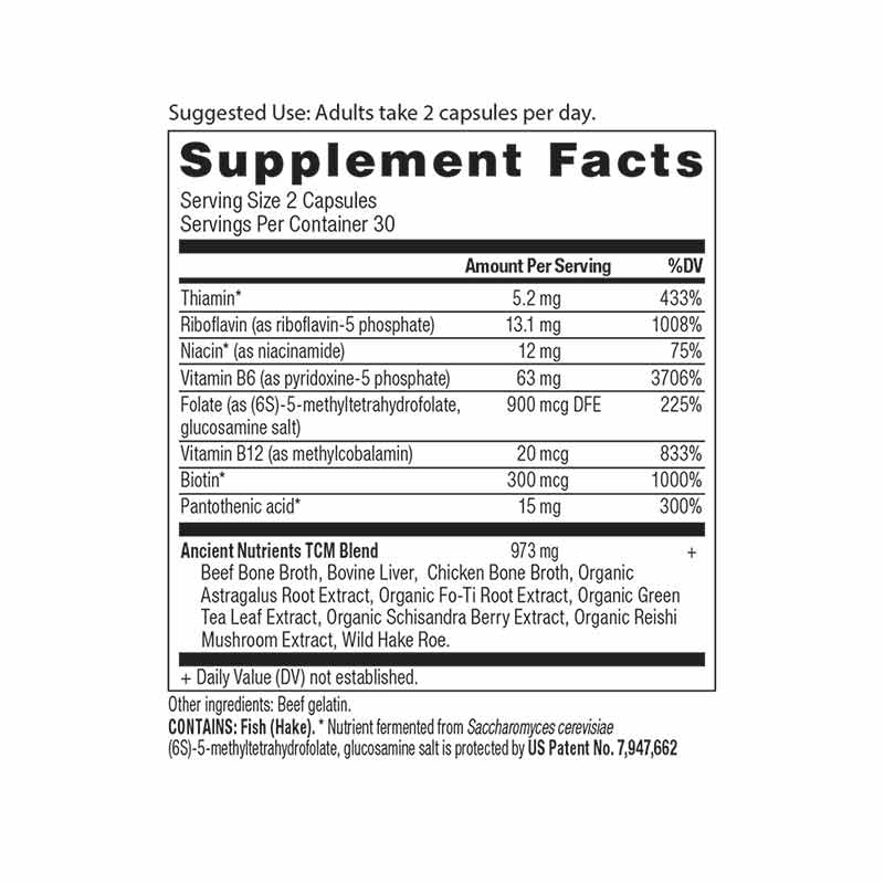 Ancient Nutrients B Complex, by Ancient Nutrition, image #2