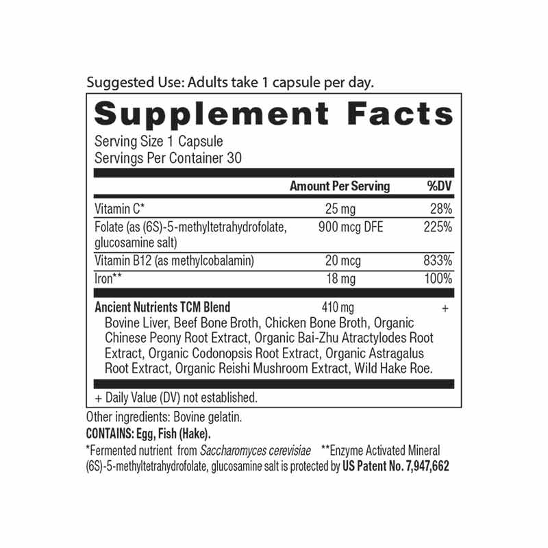 Ancient Nutrients Iron, by Ancient Nutrition, image #2