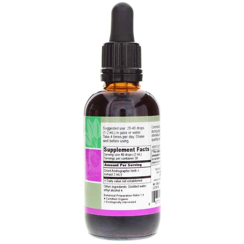 Andographis, 2 Oz, by Herbalist & Alchemist, image #2