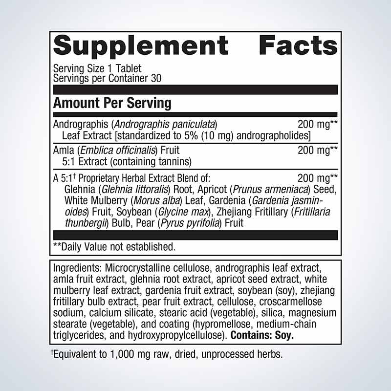 Andrographis Plus, 30 Tablets, by Metagenics, image #2