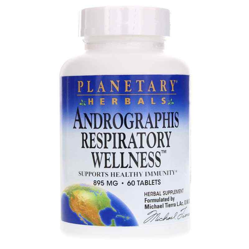 Andrographis Respiratory Wellness, 60 Tablets, by Planetary Herbals
