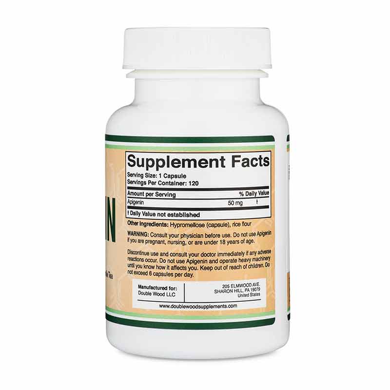 Apigenin, 120 Capsules, by Double Wood Supplements, image #2