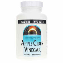Apple Cider Vinegar 500 Mg, 180 Tablets, by Source Naturals