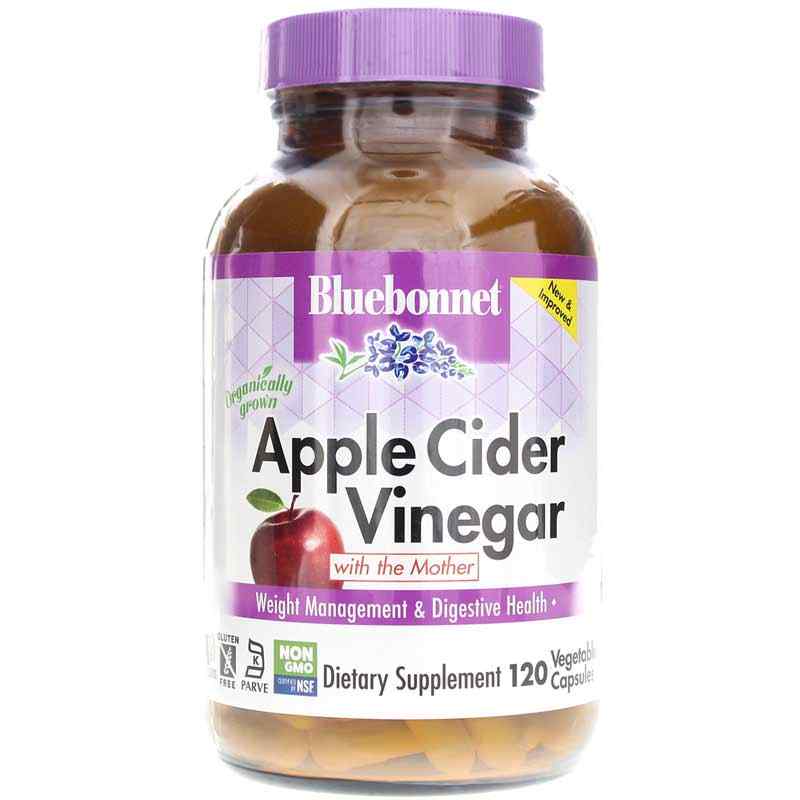 Apple Cider Vinegar, 120 Veg Capsules, by Bluebonnet