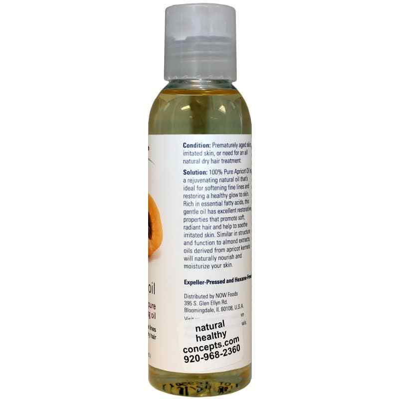 Apricot Oil, 4 Oz, by NOW Foods, image #2