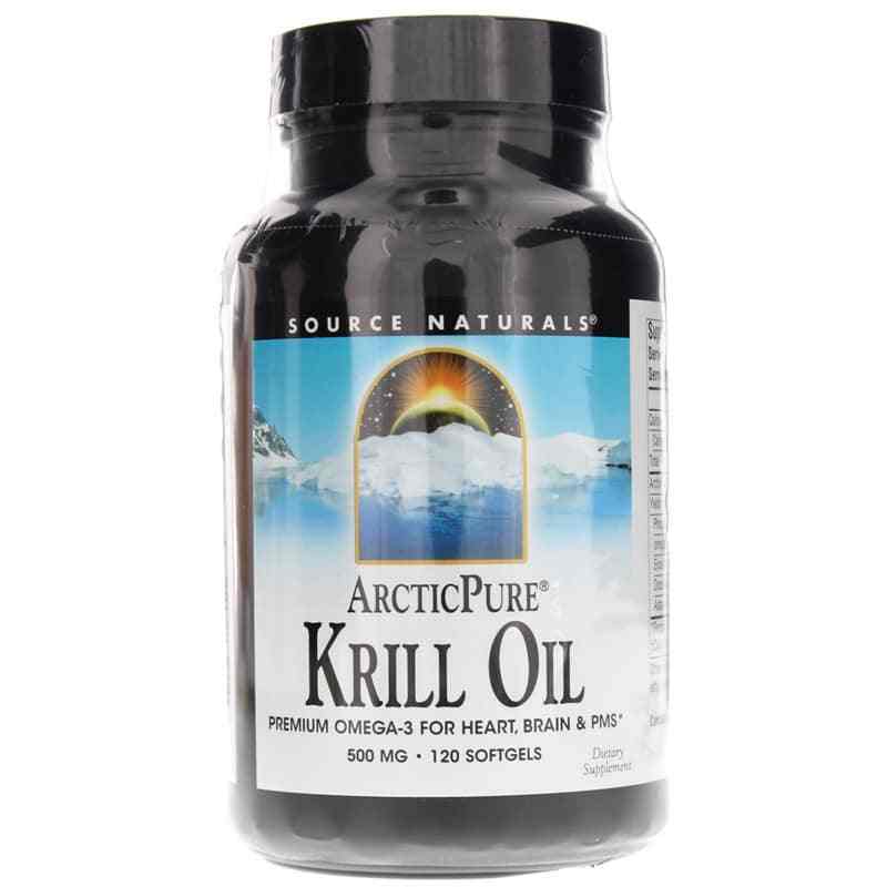 ArcticPure Krill Oil 500 Mg, 120 Softgels, by Source Naturals