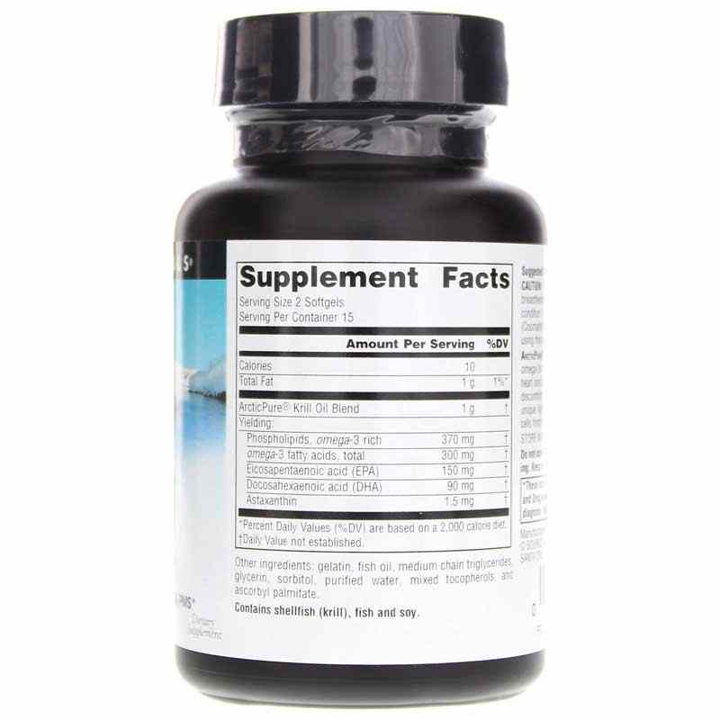ArcticPure Krill Oil 500 Mg, 30 Softgels, by Source Naturals, image #2