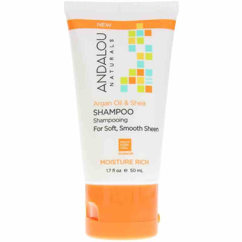 Argan Oil & Shea Shampoo, 1.7 Oz, by Andalou Naturals