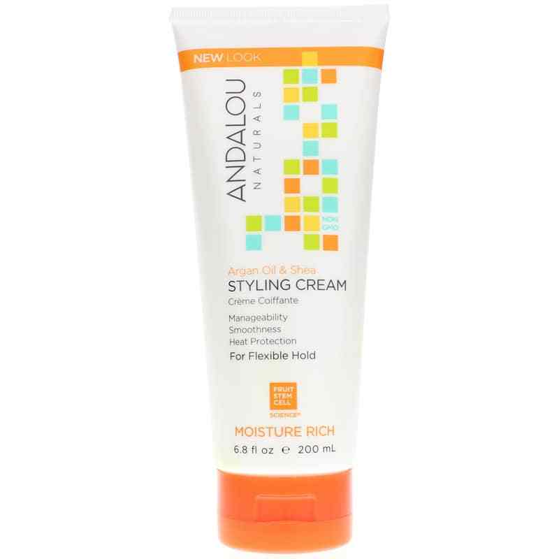 Argan Oil & Shea Styling Cream, 6.8 Oz, by Andalou Naturals