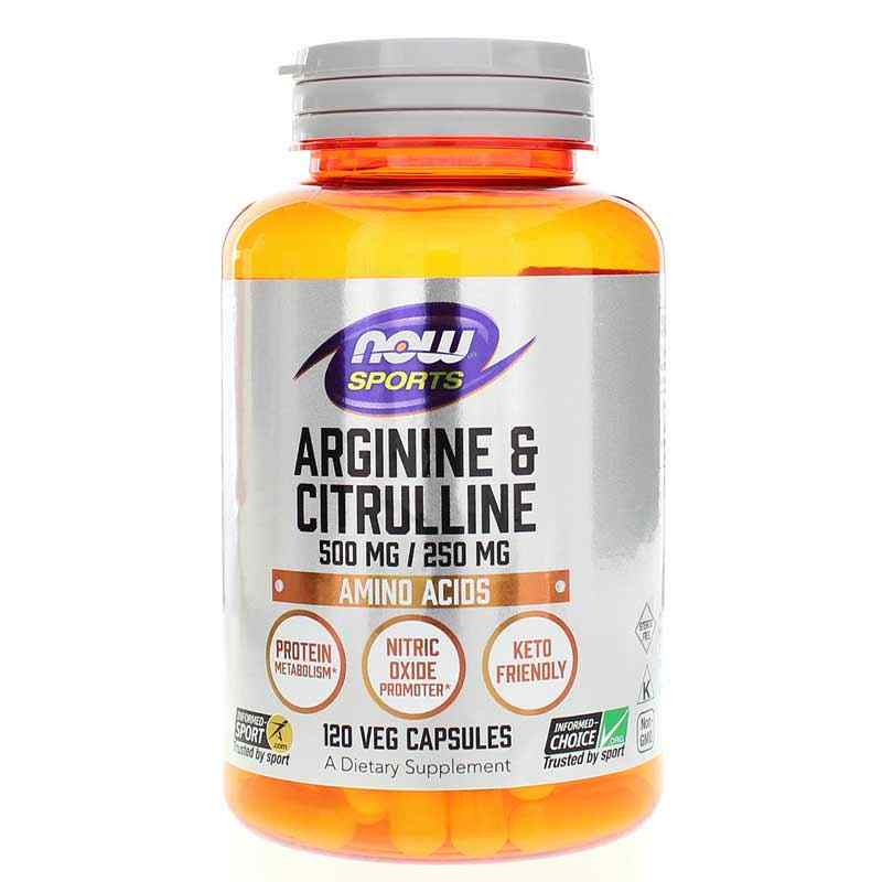 Arginine & Citrulline, by NOW Foods