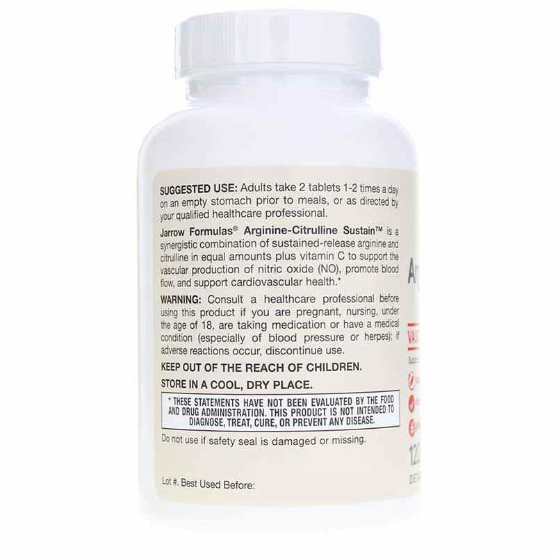 Arginine Citrulline Sustain, by Jarrow Formulas, image #3