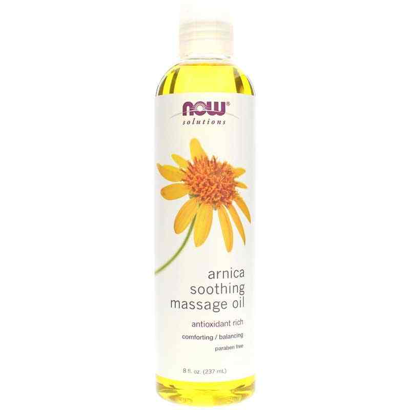 Arnica Soothing Massage Oil, by NOW Foods