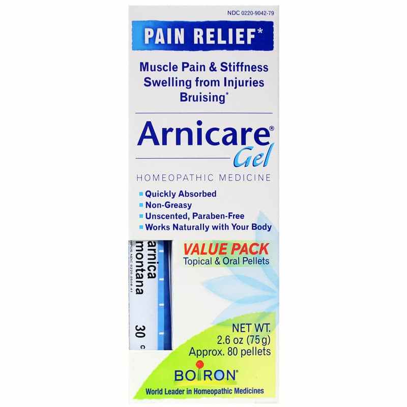 Arnicare Gel Value Pack +1 Arnica Blue Tube 30C, by Boiron