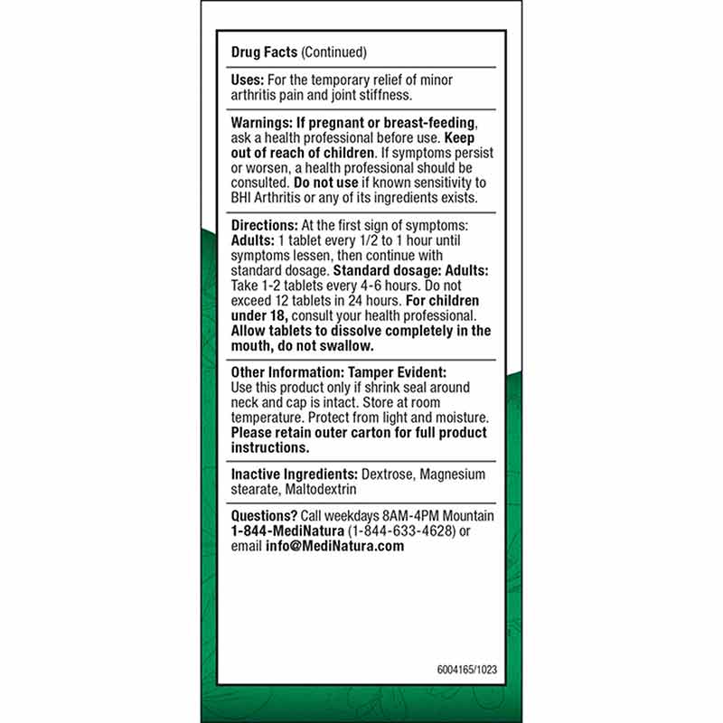 Arthritis Pain Relief Tablets, by BHI, image #4