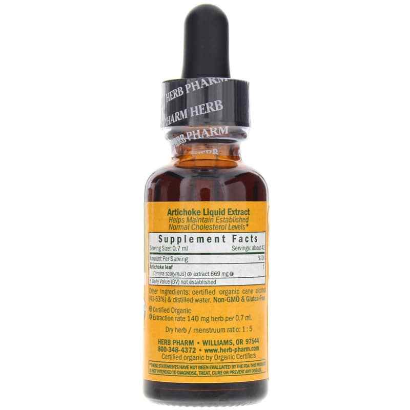 Artichoke Extract, 1 Oz, by Herb Pharm, image #2