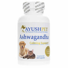 Ashwagandha Calming Support Capsules for Cats & Dogs, by Ayush Herbs