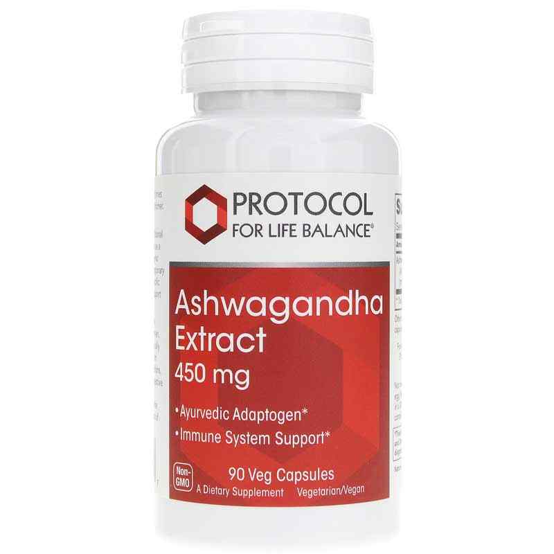 Ashwagandha Extract 450 Mg, by Protocol For Life Balance