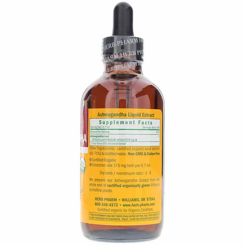 Ashwagandha Extract, 4 Oz, by Herb Pharm, image #2