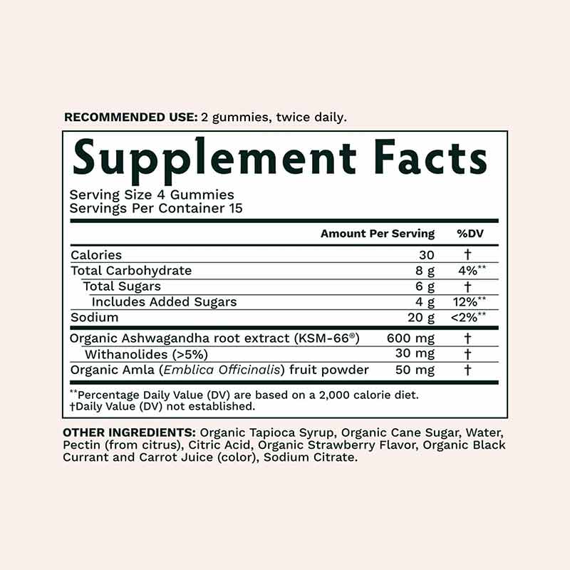 Ashwagandha KSM-66 Gummies, by Tribe Organics, image #2