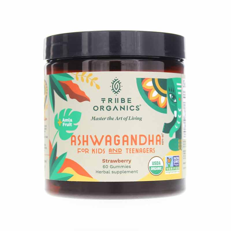 Ashwagandha KSM-66 Gummies for Kids & Teenagers, by Tribe Organics