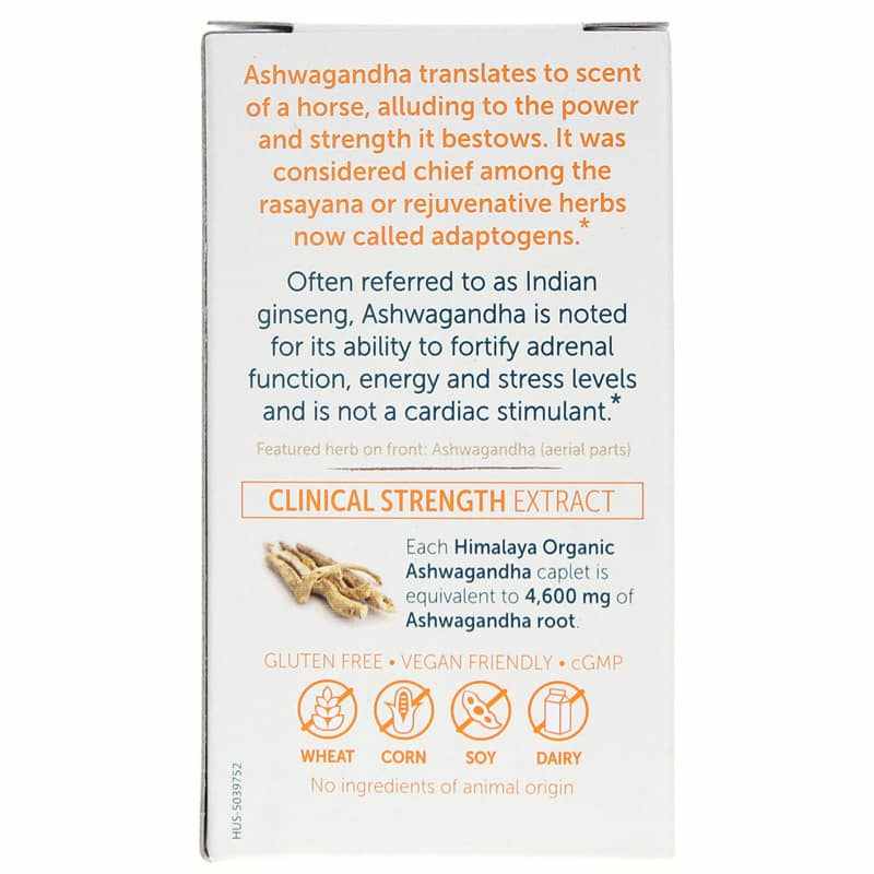 Ashwagandha Organic, 30 Caplets, by Himalaya, image #3