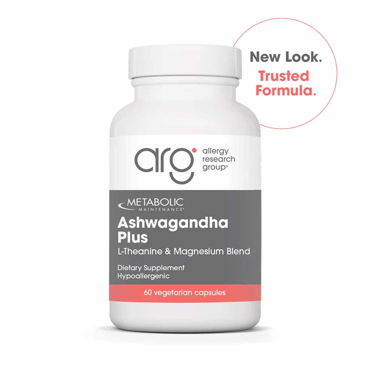Ashwagandha Plus, 60 Capsules, by Allergy Research Group