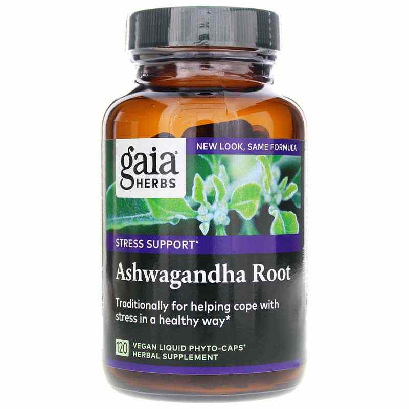 Ashwagandha Root, 120 Liquid Phyto Caps, by Gaia Herbs