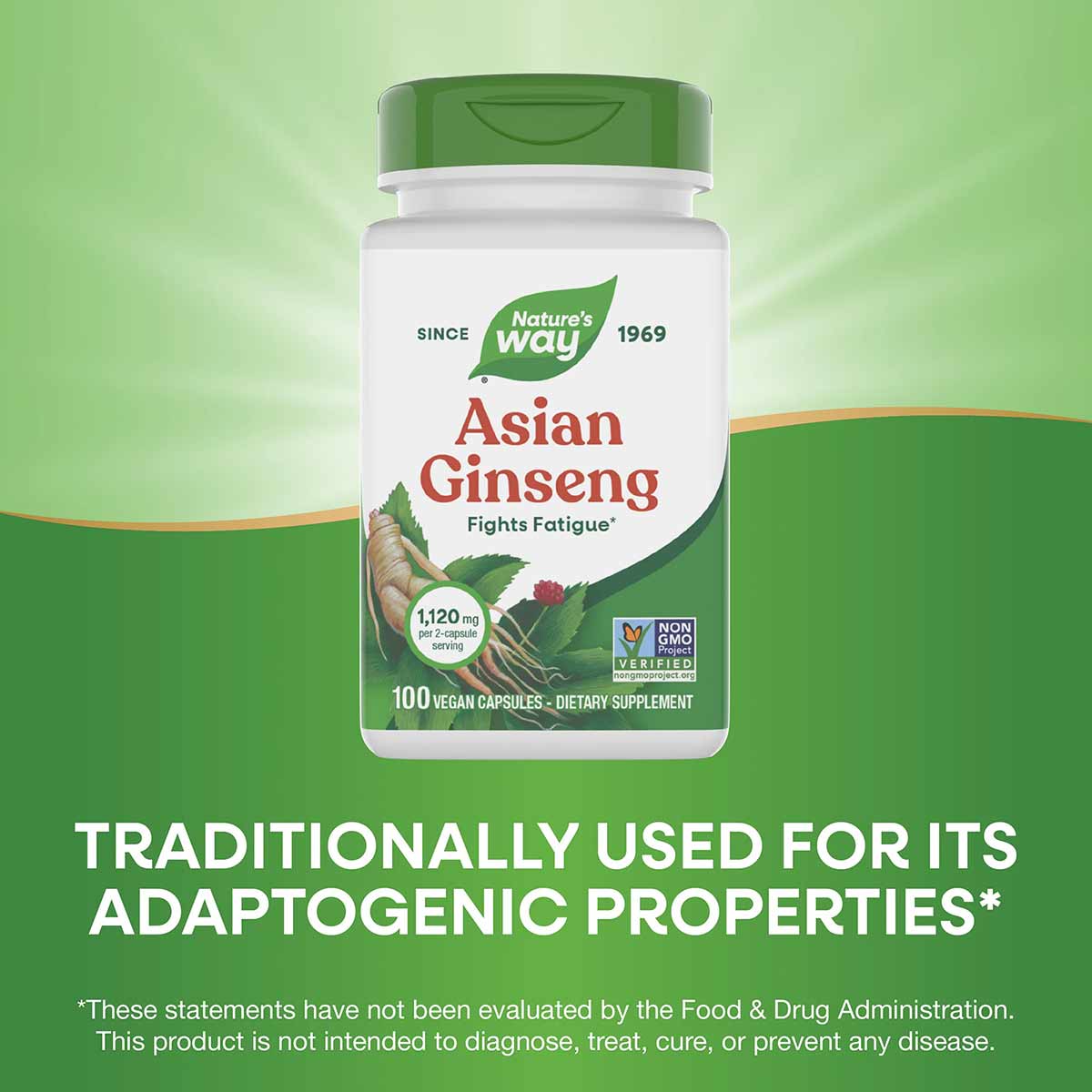 Asian Ginseng, by Natures Way
