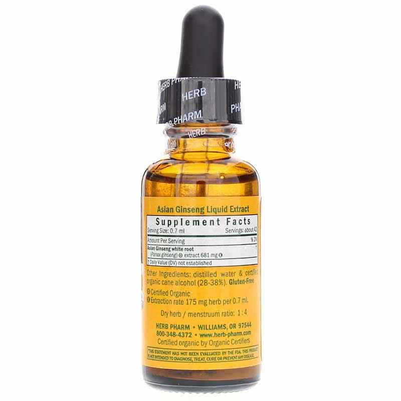 Asian Ginseng Extract, Herb Pharm – Natural Health Co.