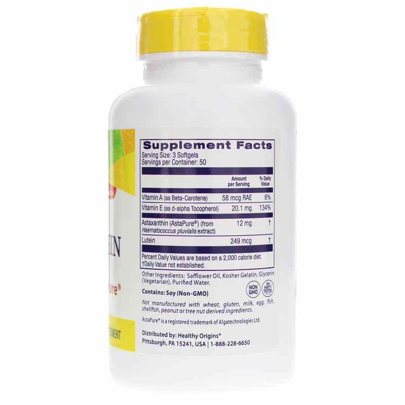 Astaxanthin 4 Mg, 150 Softgels, by Healthy Origins, image #2