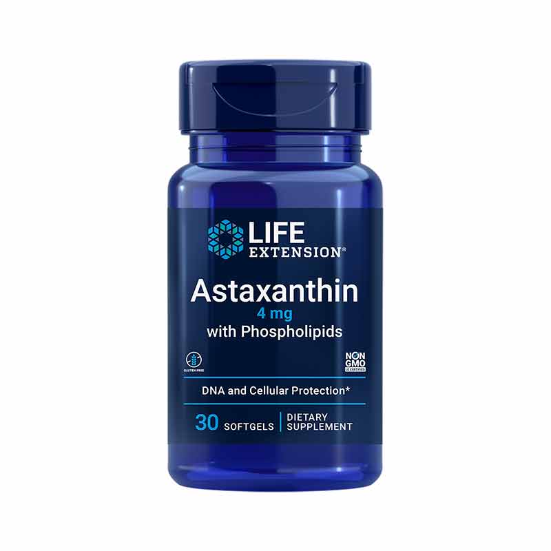 Astaxanthin 4 Mg with Phospholipids, by Life Extension