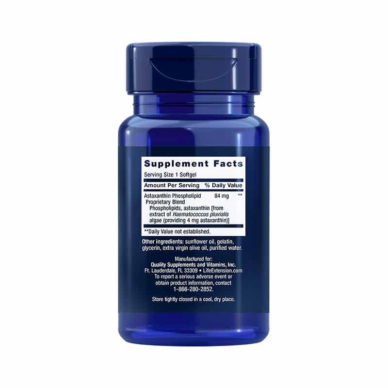 Astaxanthin 4 Mg with Phospholipids, by Life Extension, image #2