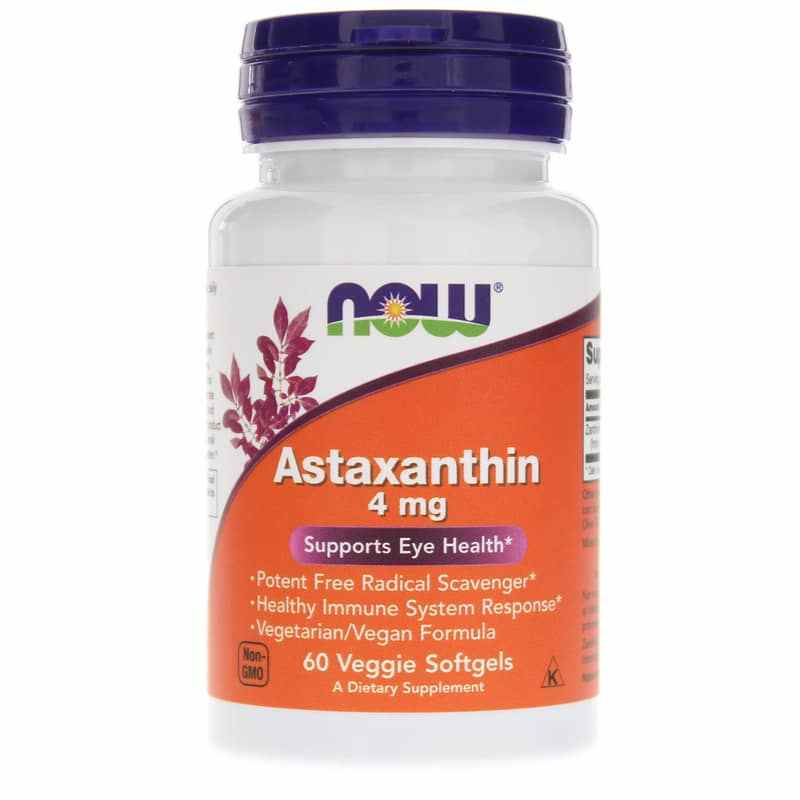 Astaxanthin 4 Mg Vegetarian, by NOW Foods