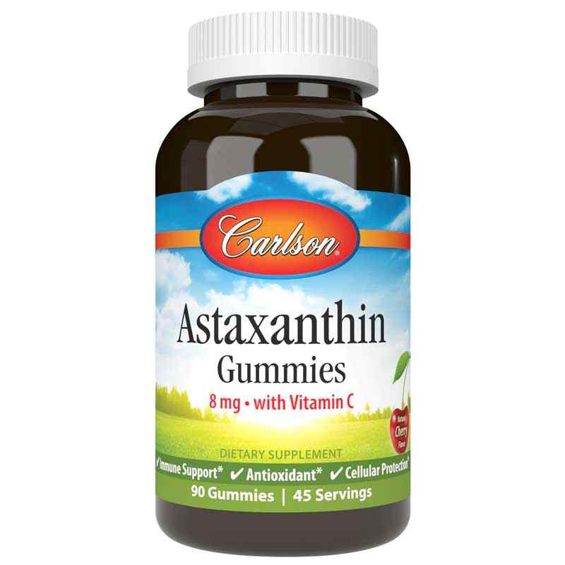 Astaxanthin Gummies, 90 Gummies, by Carlson Labs