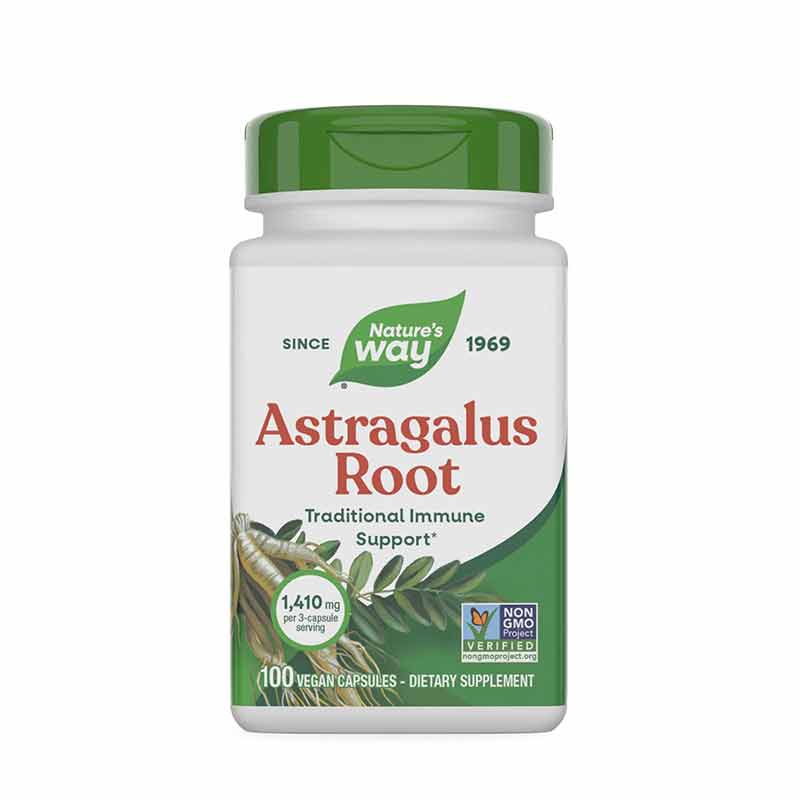 Astragalus Root, 100 Vegan Capsules, by Natures Way