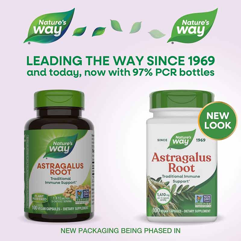 Astragalus Root, 100 Vegan Capsules, by Natures Way, image #2