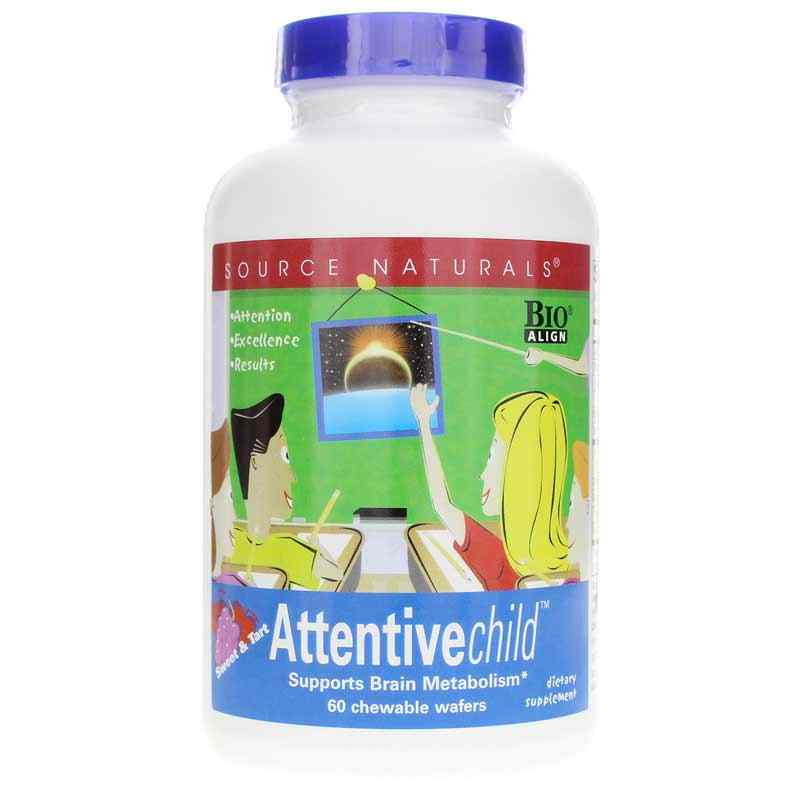 Attentive Child Fruit Chewables, by Source Naturals