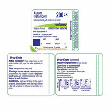 Aurum Metallicum 200CK, by Boiron, image #2