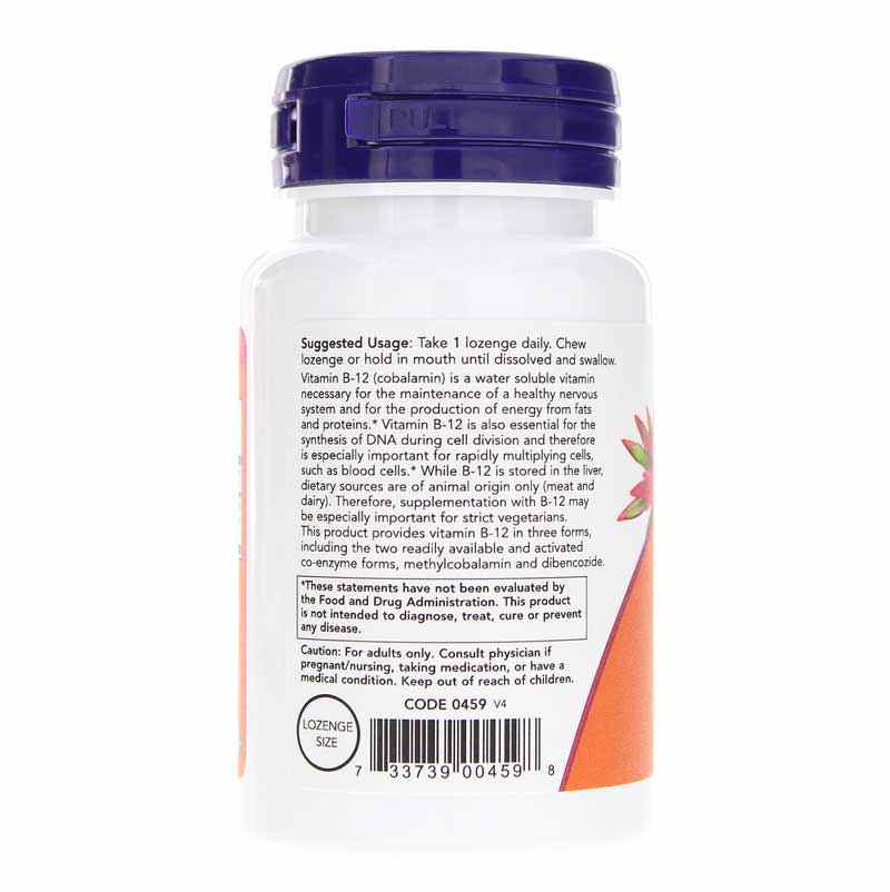 B-12 2,000 Mcg, by NOW Foods, image #3