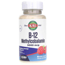 B-12 5000 Mcg as Methylcobalamin ActivMelt, Raspberry, by Kal