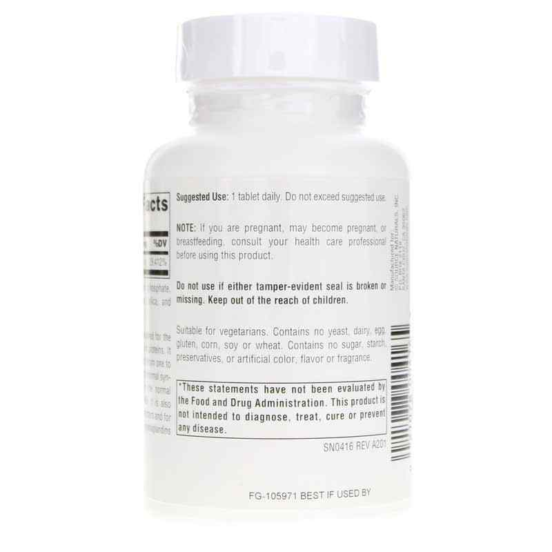 B-6 500 Mg, 100 Tablets, by Source Naturals, image #3